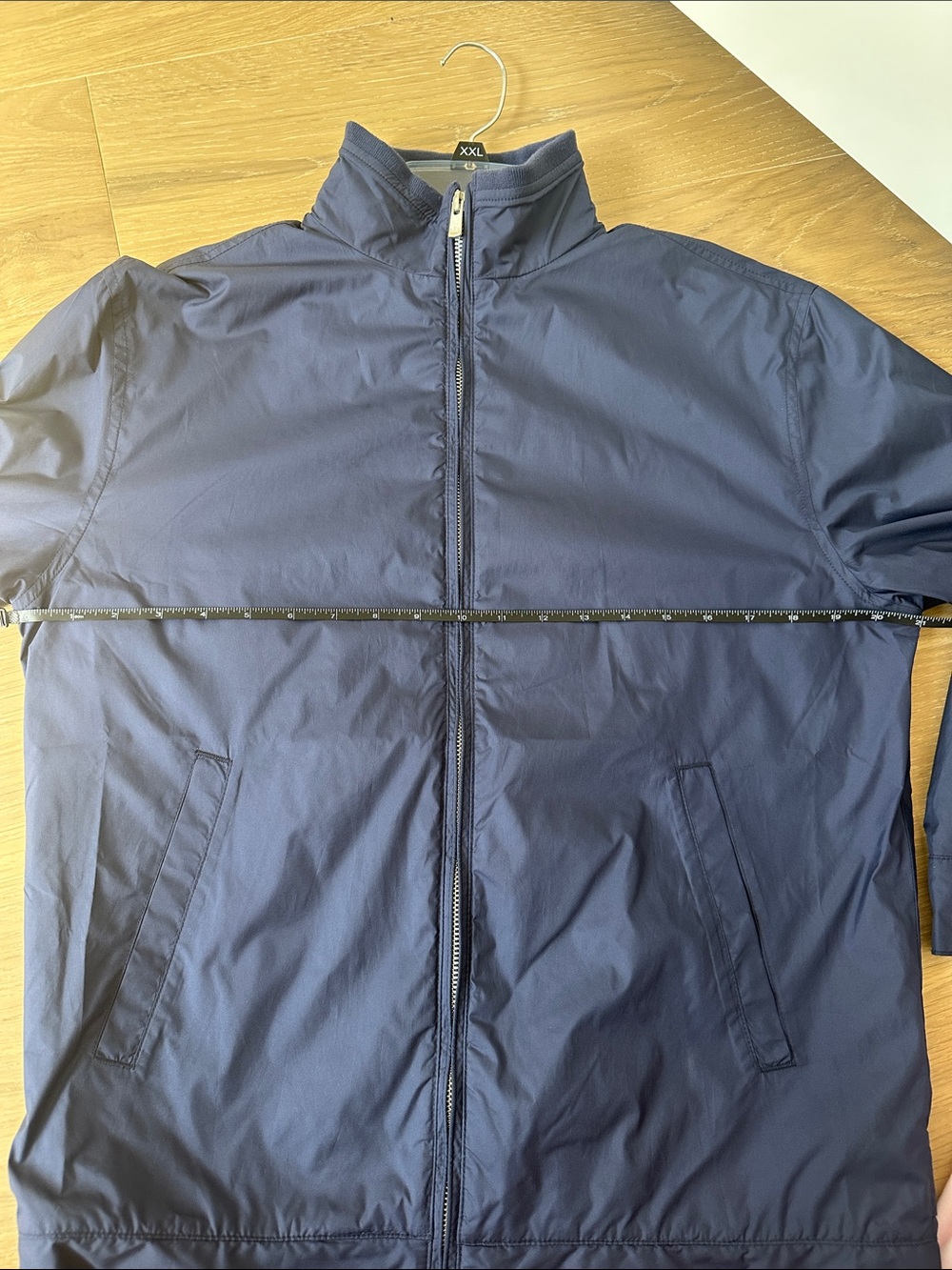 Peter Millar Hartford Jacket Mens Large Blue Full Zip Windbreaker Coat Layering - Picture 16 of 16
